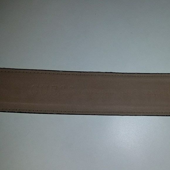 GUESS Black and Snakeskin Belt NWOT XL Lea… - Picture 3 of 5
